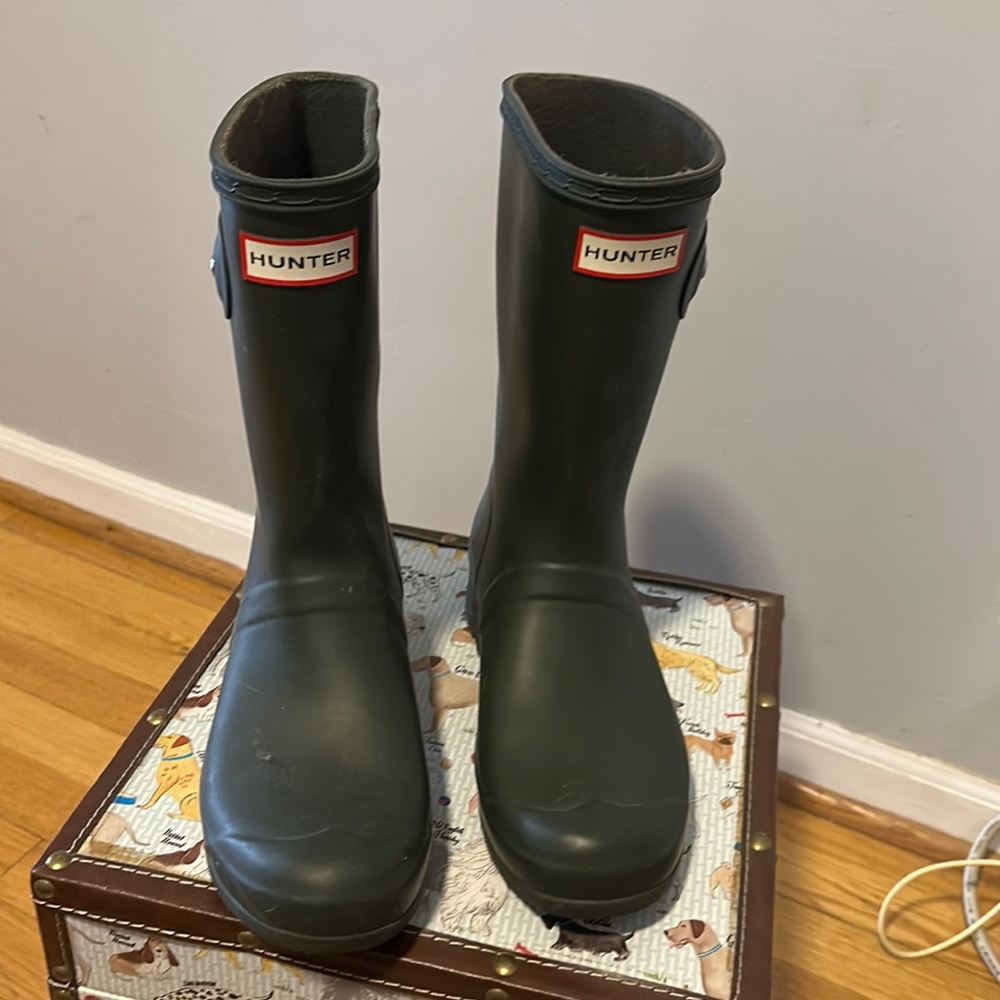 Hunter boots- short and packable